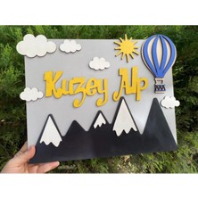 PremiumPort Renkli Ağaç Tasarımlı Kapı Süsü, Özel Tasarım Hediyelik