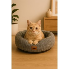 Feyza Design Yumuşak Dolgulu Kedi ve Köpek Yatağı, Yıkanabilir, Rahat ve Konforlu