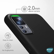 Silicone Mi 12T Pro Için Kılıf Siyah [mi 12T Pro ile Uyumlu Kılıf - Siyah]