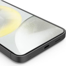 Galaxy S24 Ultra ile Uyumlu Ekran Koruyucu Temperli Cam Kenarları Kavisli Parmak Izi Için Uygun Ekran Koruma