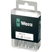 Uç Çeşitleri, 867/1 Tx 20 Dıy, Tx 20 x 25 mm (Kutu Başına 10 Uç), 05072408001