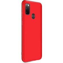 Galaxy M30S Için Kılıf Double Dip 360 Protective Kırmızı [galaxy M30S ile Uyumlu Kılıf - Kırmızı]