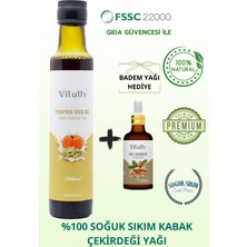 Vitally Kabak Çekirdeği Yağı 250 ml Doğal Fitosteroller ve E Vitamini