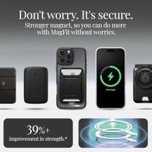 16 Pro Max ile Uyumlu Ince Magsafe Kılıf Ultra Hybrid Sararma Karşıtı Duraclear Hava Kanalı Teknolojisi Askeri Sınıf Koruma Magfit Tasarım Kapak - ACS08383