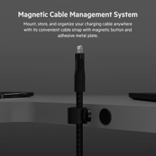 Boostcharge Pro Örgülü USB Tip C - Lightning Kablosu (2m/6,6 Ft), Mfi Sertifikalı 20W Hızlı Şarj Pd Güç Dağıtımı - Siyah