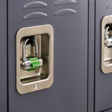 -Usta Kilit 1534D Locker Kilit Seti Kendi Kelime Kombinasyon Asma Kilit, 1 Paketi, Karışık Renkler
