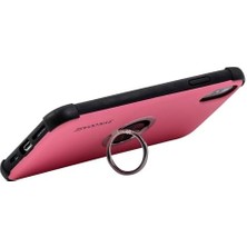 11 Pro Kılıf – Halka Tutuculu & Standlı Silikon Kılıf, Darbeye Dayanıklı, Mıknatıslı, 11 Pro Uyumlu Açık Pembe