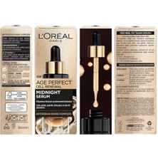 L'oréal Paris 30 ml Midnight Serum Cilt Yenileme Etkisi ile Cilt Görünümünü Canlandıran Ürün