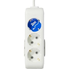 Üçlü Priz Topraklı Kablolu Çocuk Korumalı 2 mt