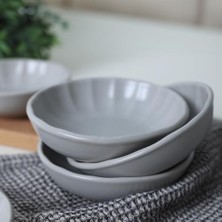 Mat Gri Çerezlik/sosluk 12 cm 6 Adet 995