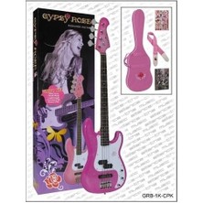 Valencia Valencıa GRB1KCPK Bass Gitar Gypsy Rose Set Pembe