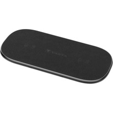 Kablosuz Şarj Cihazı, Çoklu Kablosuz Şarj Cihazı, Qi Uyumlu Şarj Istasyonu, 2 Cihazı Aynı Anda Şarj Etme, USB C Şarj Kablosu Dahil, Koruyucu Kılıf ile De Çalışır