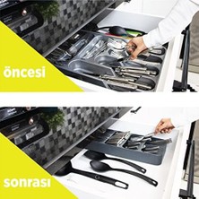 9 Bölmeli Çekmece Kaşık,çatal Düzenleyici, Kaşıklık Decobella