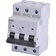 6VTB-3C125 Otomatik Sigorta 6ka C Tipi 3 Kutup 125A