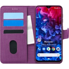 Mobile Gm 20 Pro Için Kılıf Fabric Book Wallet Mor [gm 20 Pro ile Uyumlu Kılıf - Mor]