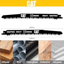 DA07002 228MM Profesyonel Hızlı Ahşap Kesme Tilki Kuyruğu Testere Ucu 2 Parça