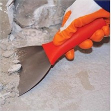 Plastik Saplı Metal Spatula Sıva Duvar Macun Boya Kazıma Ispatulası 16 cm Takılabilir Sap