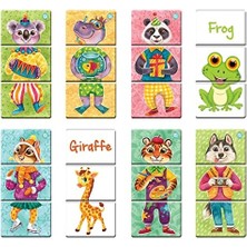 Circle Toys CRCL031 Animals Mix & Match, Çok Renkli