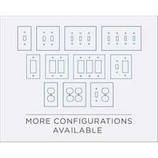 W35058V-PW-C Klasik Boncuklu Tekli Anahtar (3'lü Paket), Beyaz