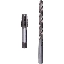 Drill & Tool 93201 1/8-27 Npt Musluk ve 21/64" Matkap Kombo Paket