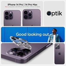 16 Pro Max / 16 Pro / 15 Pro Max / 15 Pro / 14 Pro Max / 14 Pro ile Uyumlu Kamera Lens Camı Koruyucu Glas.tr Optik (2 Adet) Crystal Clear - AGL05761