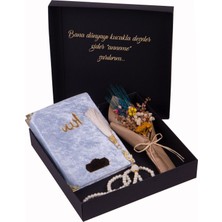 PremiumPort Anneler Günü Kişiye Özel Kadife Kaplı Yasin-I Şerif Hediye Seti