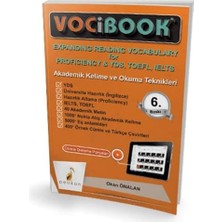 Vocibook Akademik Kelime ve Okuma Teknikleri: Expanding Reading Vocabulary For Proficiency And Yds, Toefl, Ielts