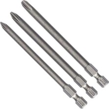 Pro 3 Parça.-Set Ekstra Sert Tornavida Ucu Phillips Vidalar-(Uzunluk: 89 Mm)