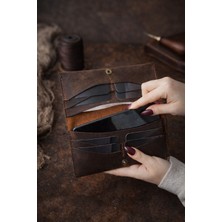 Craft And Luna El Yapımı Hakiki Deri Kadın Cüzdanı - Femme