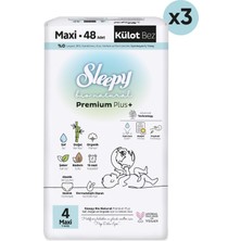 Sleepy Bio Natural Premium Plus Avantajlı Paket Külot Bez 4 Numara Maxi 144 Adet
