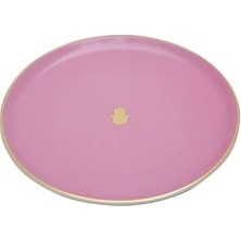 Pembe Düz Tabak, 20 cm