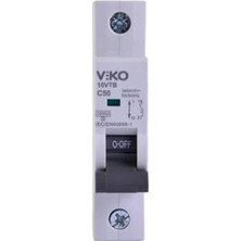10VTB-1C50 Otomatik Sigorta 10KA C Tipi 1 Kutup 50A