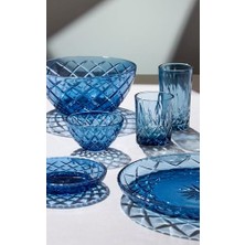 Glas Sorrento Tabak Dia 30 cm Mavi