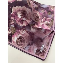 Mismara Gül Desen Organik Pamuk Eşarp