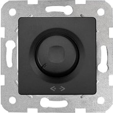 Gece Siyahı Floresan Dimmer 1 10V Mekanizma ve Kapak