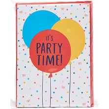 Greetings Doğum Günü Partisi Davetiyeleri, Balonlar (25 Adet)
