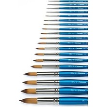 & Newton, Cotman Sentetik Fırçalar, Kısa Sap, 4'lü Paket (4 ve 2 Yuvarlak, 1 Teçhizat ve 6 mm Tek Vuruş)