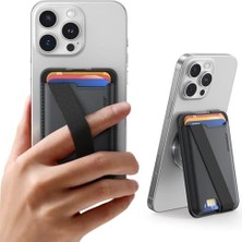 Joyroom For Wallet Stand  Magnetic Card Holder Compatible With 17/16 Pro Max Air/ 15/14, Phone Wallet With Wrist Strap Secure Anti-Drop
