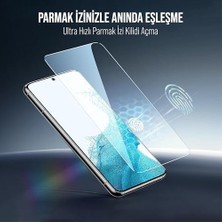 Babilden Ile Uyumlu Hizalama Aparatlı ve Takılırken Camın Altında Kesinlikle Toz Bırakmayan Darbelere Karşı Ekstra Güçlü Ekran Koruyucu Cam (Galaxy S23)