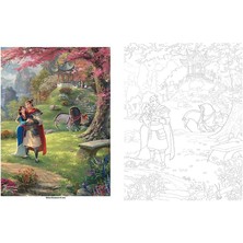 Disney Dreams Collection Thomas Kinkade Studios Disney Princess Coloring Book