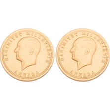 Ziynet 2'li Ata Lira Altın Paketi Yeni Tarihli - Aynı Gün Kargo Avantajı