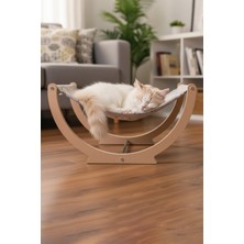 Feyza Design Rahatlatıcı Kedi ve Köpek Hamağı, Konforlu Yatak ve Oyun Alanı