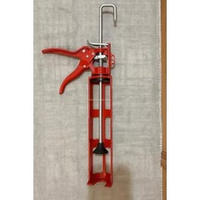 Dönerli Silikon Tabancası, Metal, Arka Mil Döküm, Mastik Sıkma Tabancası, Dayanıklı, Yapı Malzemeleri Için Uygun, Ergonomik, Tüm Silikon ve Mastik Modellerine Uyumlu, Premium Kalite