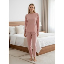 Pemilo Kadın 1155-7 Uzun Kol Selanik Pijama Takımı
