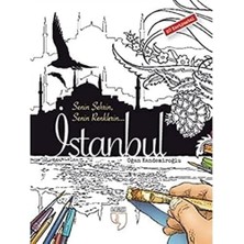 Istanbul Kartpostal Boyama 20 Adet Kartpostal