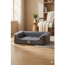 Feyza Design Yumuşak Visco Süngerli, Su Geçirmez ve Kolay Temizlenebilir Kedi-Köpek Yatağı