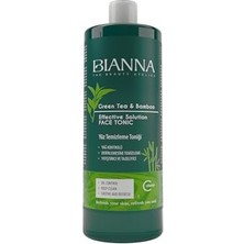 Bianna C Vitaminli Bambulu ve Yeşil Çaylı Yüz Temizleme Toniği - 400ML Cilt Kontrolü Sağlayan Etkili Formül