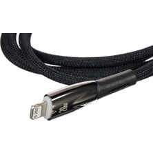Glimmer Series 20W 100 cm Type-C To Lightning Şarj Kablosu Siyah