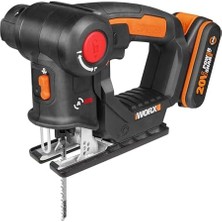 WX550 20VOLT 2.0AH. Li-Ion Profesyonel Dekupaj ve Tilki Kuyruğu Testere