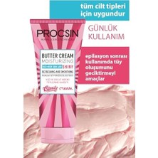 Procsın Butter Cream, Yoğun Nemlendirici & Besleyici Vücut Kremi, Cilt Bariyeri Güçlendirici, Kuruluk Karşıtı & Onarıcı Bakım, 175 ml